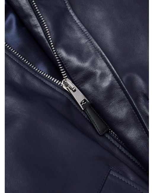 Givenchy Bomberjacke aus Leder in Blue für Herren
