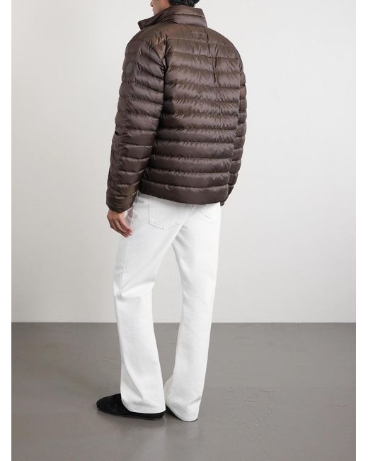 Canada Goose Brown Stratus Quilted Shell Down Jacket for men