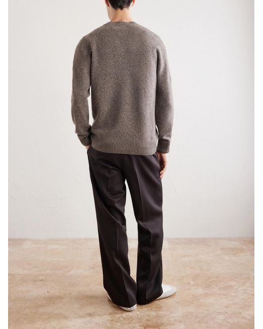 Hartford Gray Wool Sweater for men