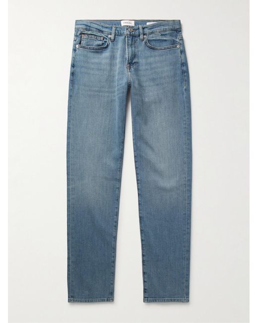 FRAME Blue L'Homme Athletic Slim-Fit Jeans for men