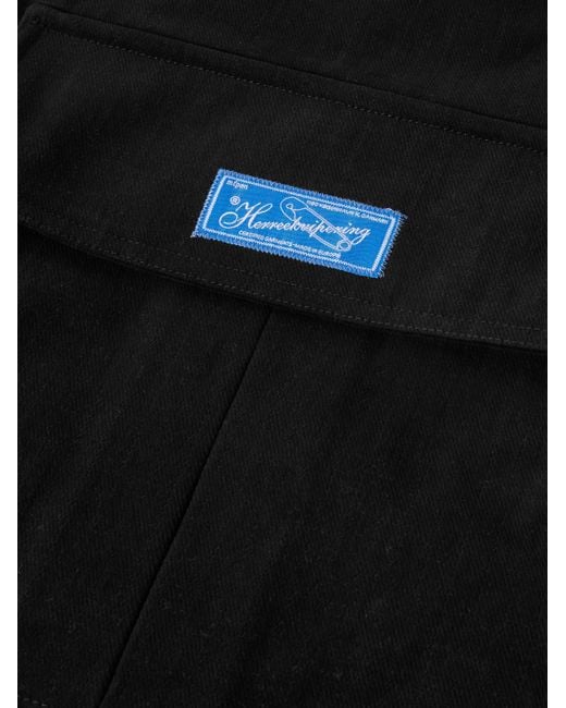 mfpen Routine Tote aus gebürstetem Twill mit Logoapplikation in Black für Herren