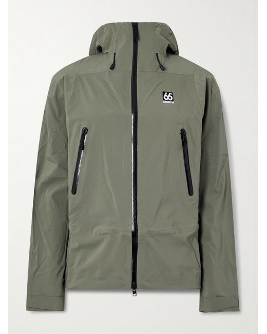 66 North Green Snaefell Polartec® Neoshell® Hooded Jacket for men