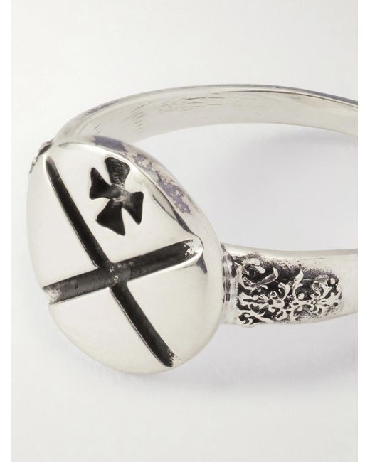 Enfants Riches Deprimes Natural X Sterling Ring for men