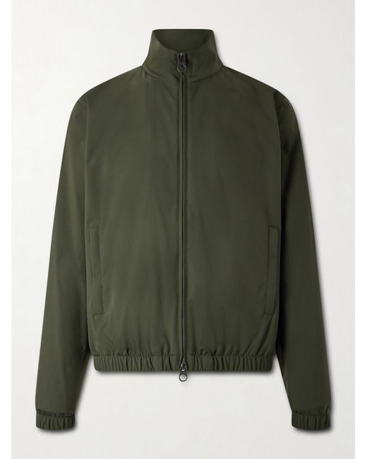 Loro Piana Green Storm System Twill Bomber Jacket for men