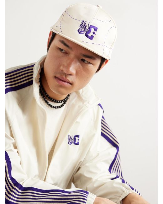Needles Natural Dc Shoes Embroidered Printed Jersey Baseball Cap for men