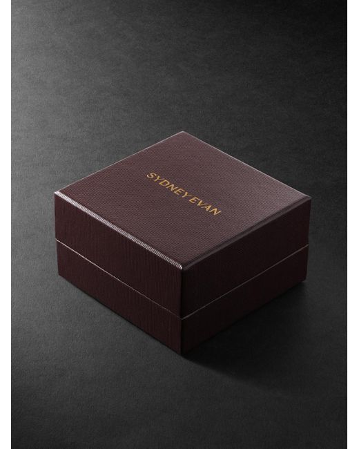 Sydney Evan Black 14-Karat Multi-Stone Beaded Bracelet for men