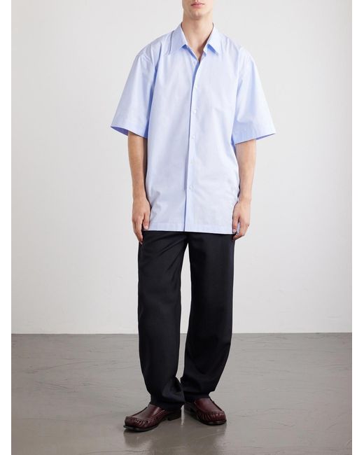 Dries Van Noten White Cassidye Cotton-poplin Shirt for men