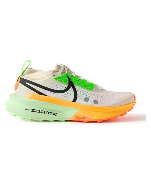 Nike Green Zegama 2 Stretch-jersey And Rubber-trimmed Mesh Trail Running Sneakers for men