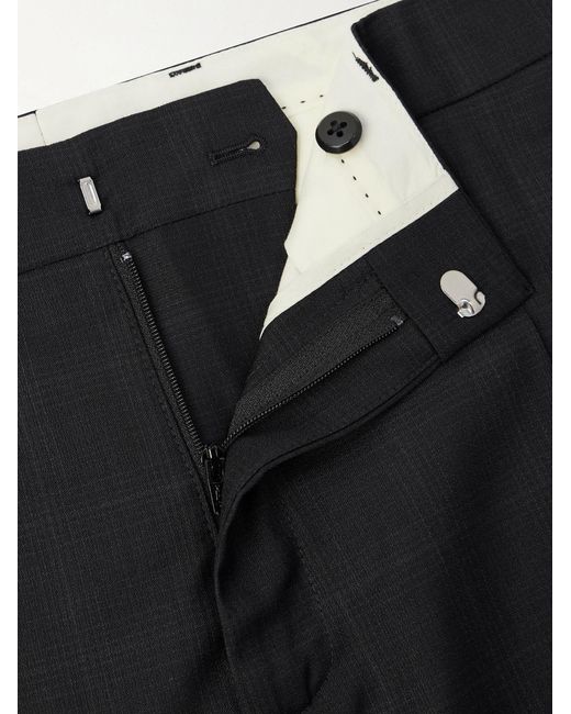 A Kind Of Guise Blue Virgin Wool Tailored Wide Trousers for men