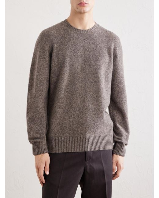 Hartford Gray Wool Sweater for men