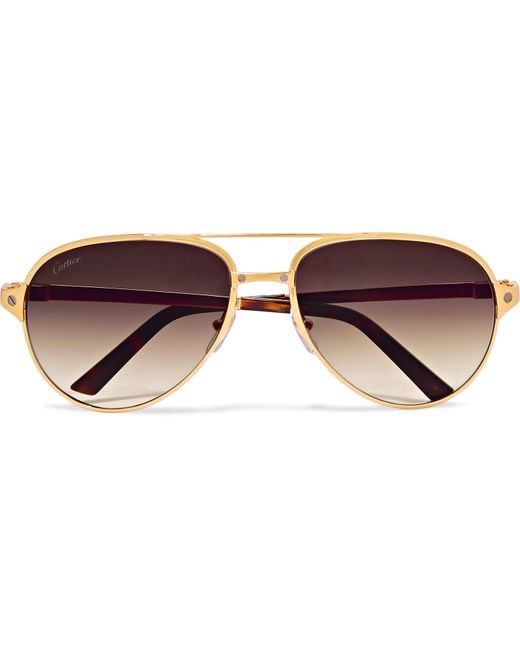 Cartier Santos de Cartier sunglasses - Metallic