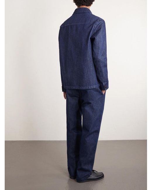 Slowear Blue Denim Jacket for men
