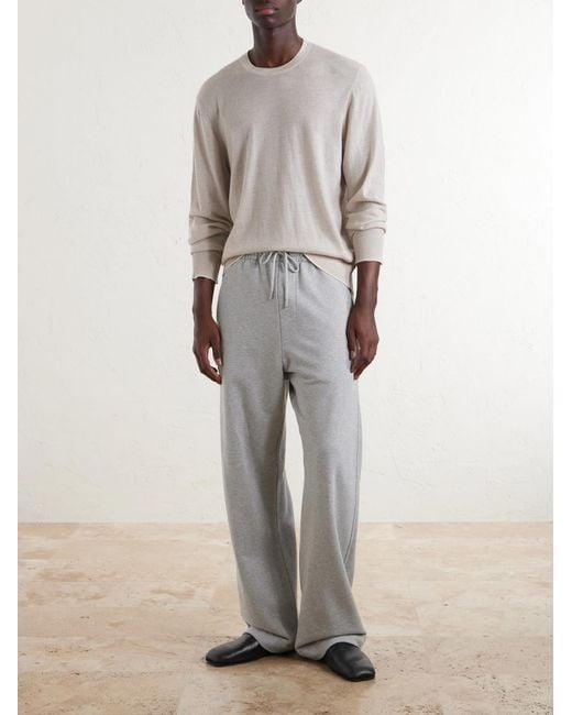 James Perse White Cashmere Sweater for men