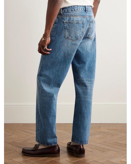 Corridor NYC Blue Straight-Leg Organic Jeans for men