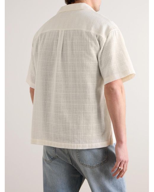 FRAME Hemd aus Baumwolle mit Reverskragen in Natural für Herren