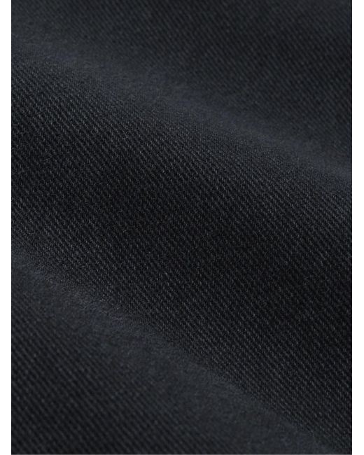 Folk Blue Assembly Cotton-Twill Overshirt for men