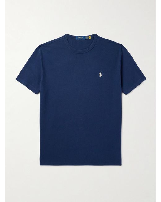 Polo Ralph Lauren Blue Cotton-Jersey T-Shirt for men