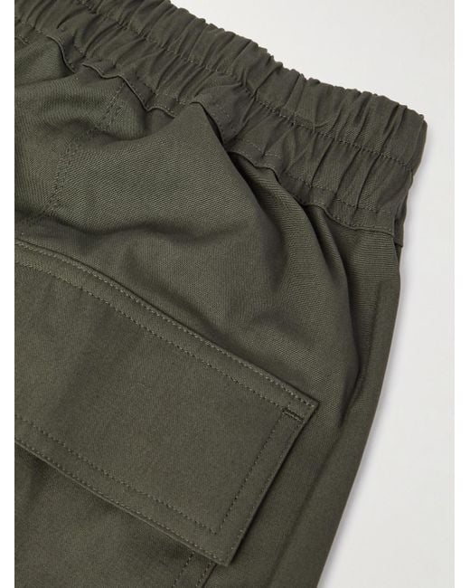 Rick Owens Schmal zulaufende Hose aus Popeline aus einer Baumwollmischung in Green für Herren