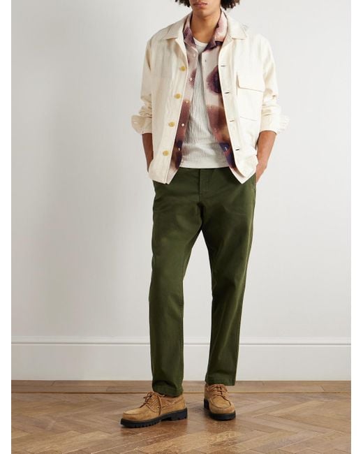 Polo Ralph Lauren Green Prepster Tapered Cotton-blend Twill Drawstring Trousers for men