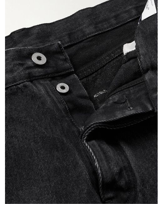Off-White c/o Virgil Abloh Blue Straight-leg Zip-detailed Jeans for men