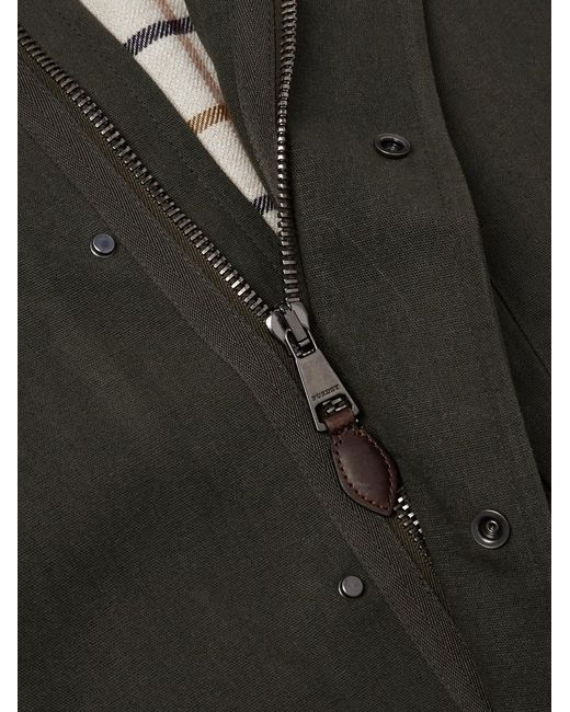 James Purdey & Sons Green Range Cotton And Linen-Blend Parka for men