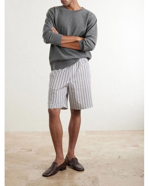 Dries Van Noten Gray Cashmere Sweater for men