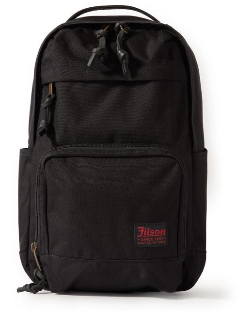 Filson Black Dryden Leather-trimmed Cordura® Backpack for men