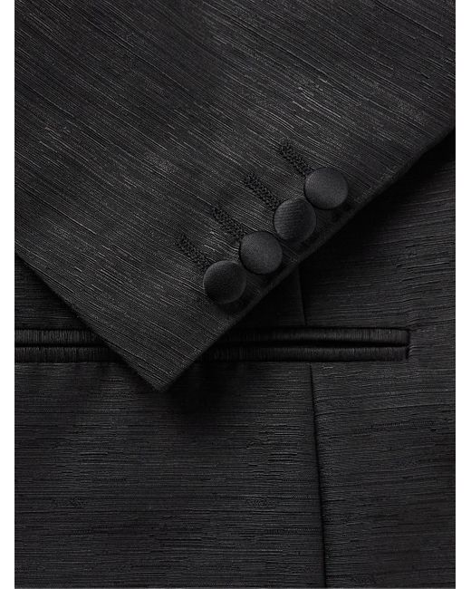 Giacca Da Smoking Slim-Fit di Canali in Black da Uomo