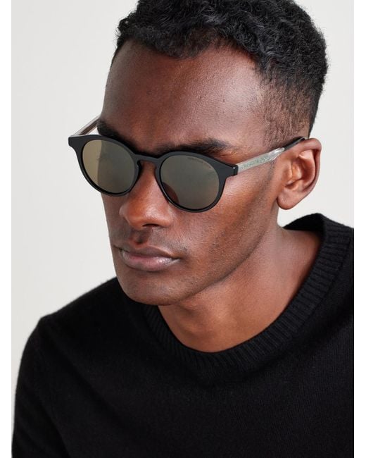 Dior Black Diortag R1I Round-Frame Acetate Sunglasses for men