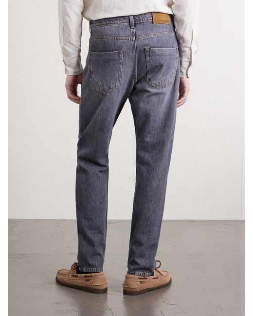 Slowear Blue Tapered Jeans for men
