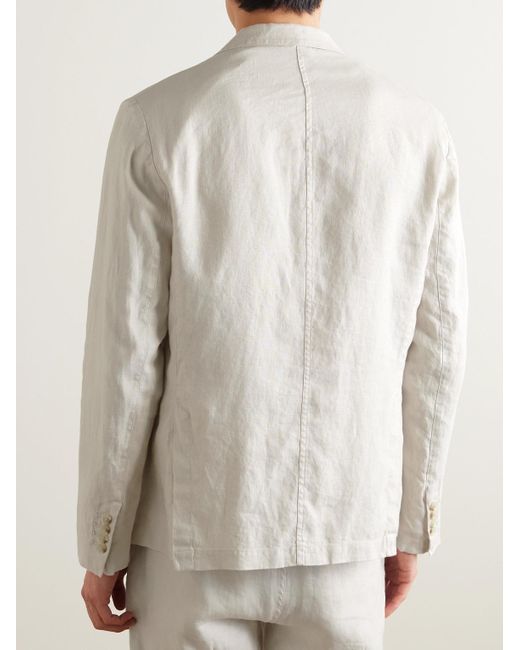 Onia Natural Unstructured Linen Blazer for men