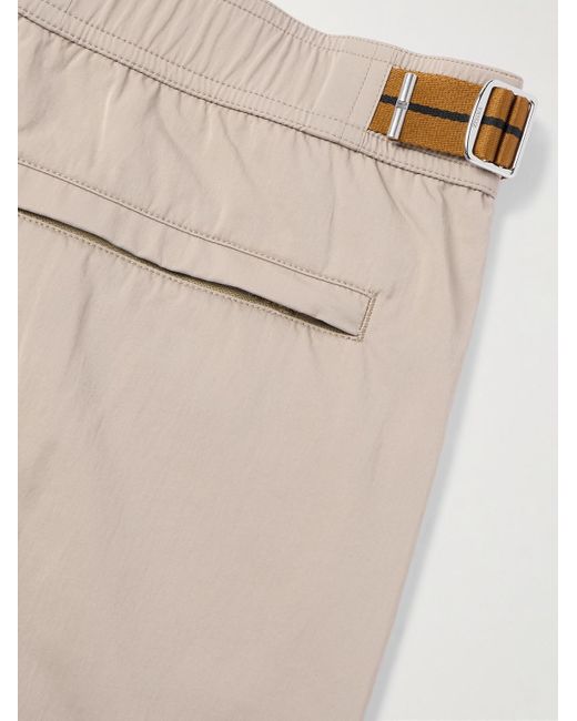 Zegna Natural Rio Straight-Leg Mid-Length Swim Shorts for men