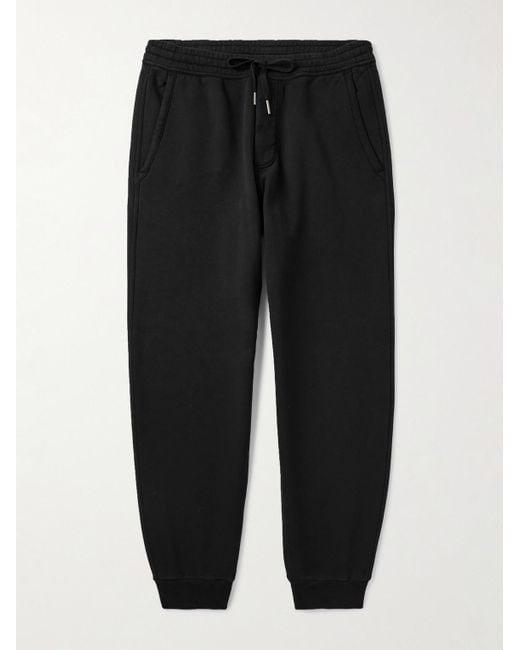 Tom Ford Schmal zulaufende Jogginghose aus Baumwoll-Jersey in Black für Herren