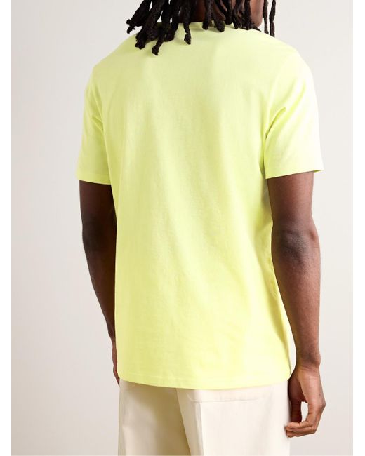 Gabriela Hearst Yellow Bandeira Cotton-jersey T-shirt for men