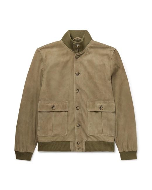 Valstar Green Ino Suede Jacket for men