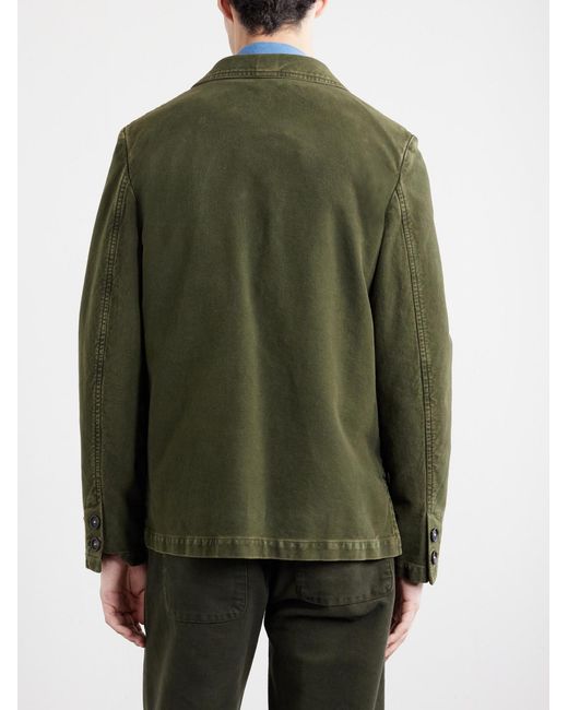 Massimo Alba Green Baglieto Cotton Blazer for men