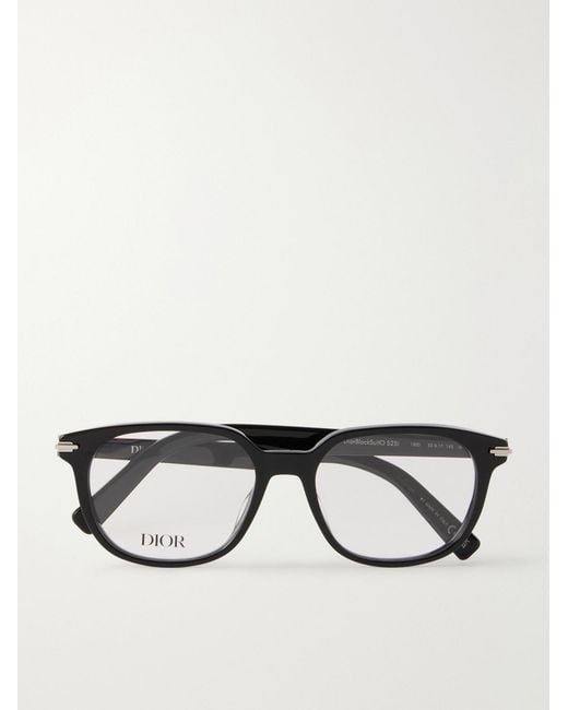 Dior DiorBlackSuitO S25l Rectangular Acetate Glasses für Herren