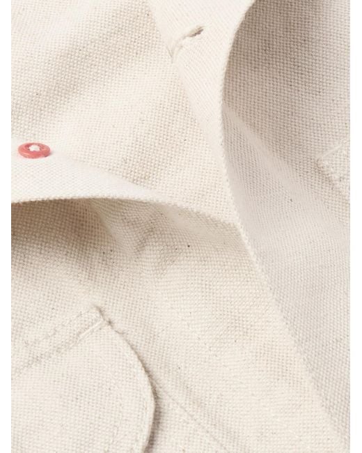 Alex Mill Hemdjacke aus Canvas aus einer Leinen-Baumwollmischung in Natural für Herren