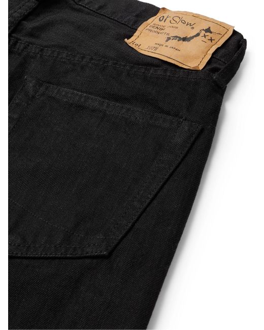 Orslow Black 107 Slim-Fit Denim Jeans for men