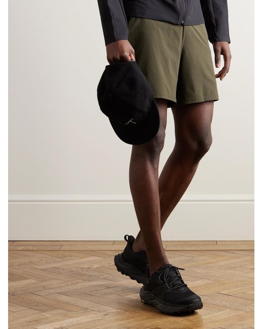 Hoka One One Black Anacapa 2 Gore-tex® Mesh And Nubuck Running Sneakers for men