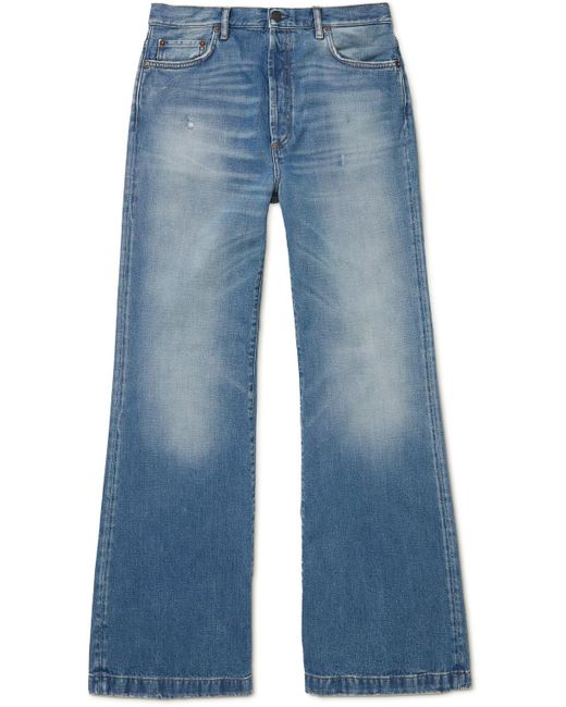 Acne Blue Clement Rodeo Bootcut Denim Jeans for men