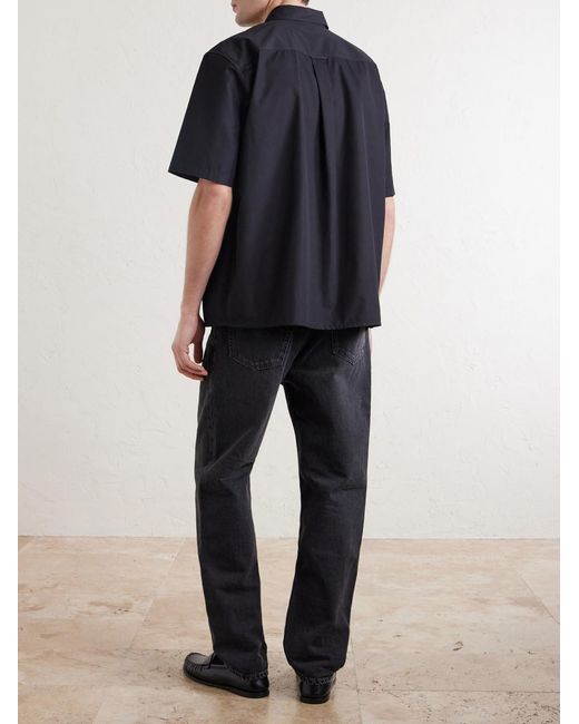 Saint Laurent Blue Cotton-poplin Pyjama Shirt for men