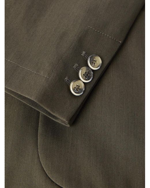 Barena Sakko aus Baumwoll-Twill in Green für Herren