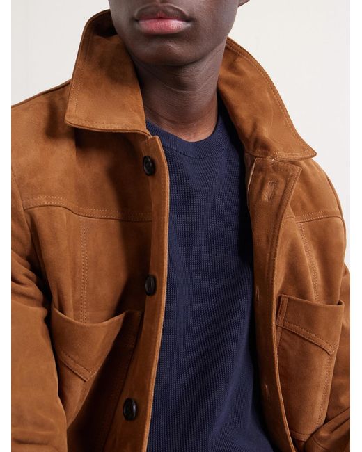 Hartford Blue Cotton-Piqué Sweater for men