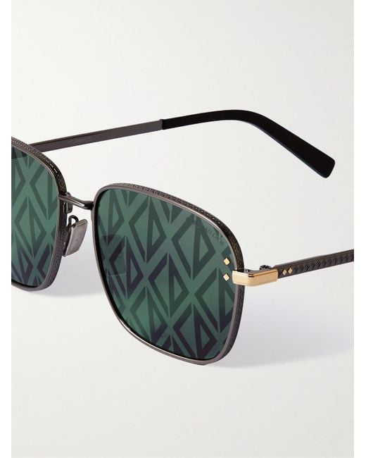 Dior Green Cd Diamond S4U Geometric-Tone And Tortoiseshell Acetate Sunglasses for men