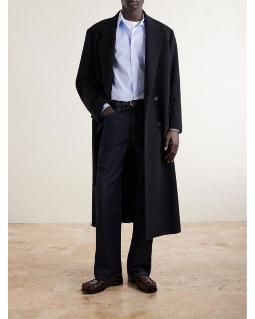 Dries Van Noten Blue Cotton-Poplin Shirt for men