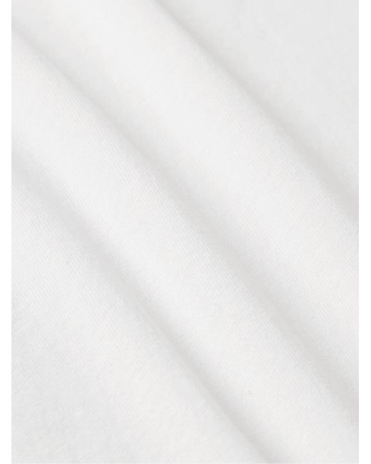 Nili Lotan White Bradley Cotton-Jersey T-Shirt for men
