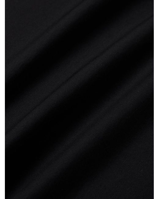 Maglia in jersey di cotone Supima di Sunspel in Black da Uomo