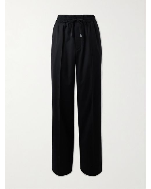 Pantaloni A Gamba Dritta di Brioni in Black da Uomo
