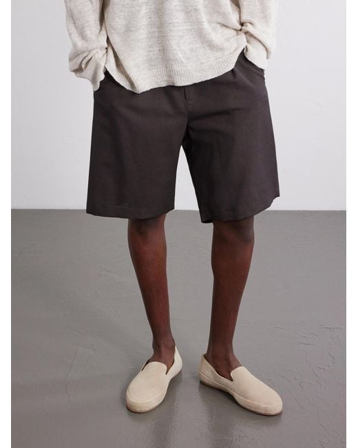 Mulo Natural Evening Suede Loafers for men